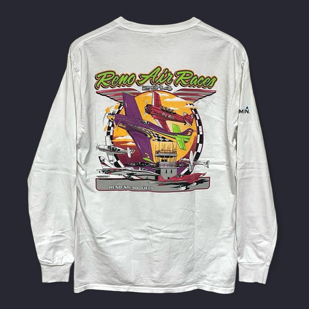 Aviation Classics - Reno Air Racing 2014 Graphic Long Sleeve Tee Sz Large